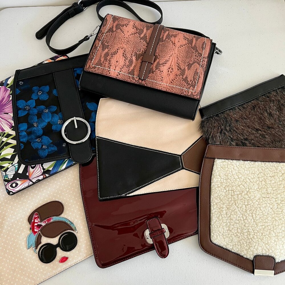 Magnolia and Vine Versa Uptown Clutch Shoulder Crossbody Bag Bundle
